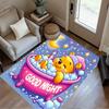 Piglet Dreams Area Rug Suitable for Outdoor Study Room Game Room Living Rooms Anti-slip Rug Anime Office Decor Perfect Gift for Friends & Family