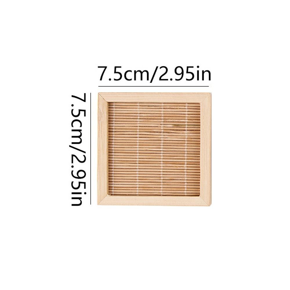 

Многофункциональный бамбуковый охлаждающий коврик для хомяка, квадратный, дышащий, подушка для отвода тепла для хомяка, теплоизолирующие подставки, мелкий питомец