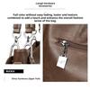 Hochwertige Damen Umhängetasche aus weichem Leder, Retro-Arbeitstasche, Schultertasche, Elegante Tasche mit großem Fassungsvermögen