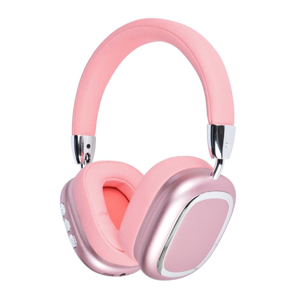 

Bluetooth Headphones Wireless Stereo With Hi Fi Sound For Music Lovers рожевий