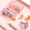 Cute Kitten Paw Pencil Sharpener Portabel Colored Pencil Sharpener Fit for All Wooden Pencils (6-8mm) for Adults Kids