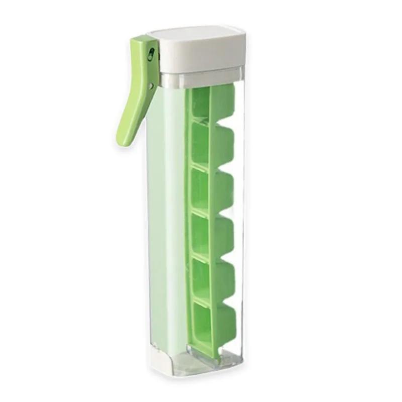 

Ice Making Grid Mini Refrigerators Pressing Tray with Removable Lid Easy Release Stackable Creative Food Grade Ice Storage Box