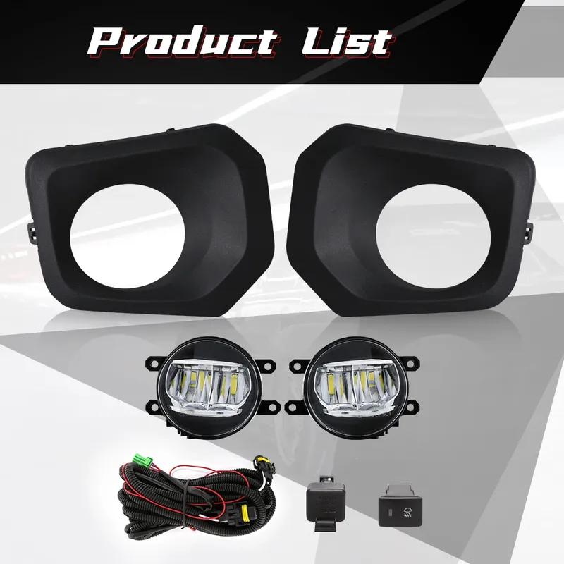 LED Fog Lamps For Toyota Tacoma SR SR5 2016 2017 2018     DRL Daytime Running Lights Auto Car Accessories 12V