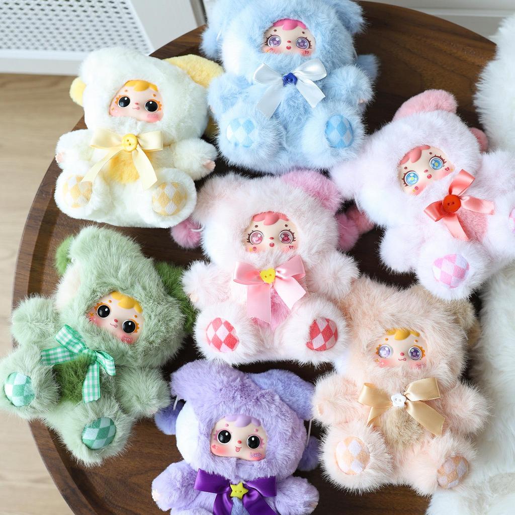Cute Mao Snow Night Tea Party Plush Blind Box - Creative Toy Doll for Girls Birthday Gift