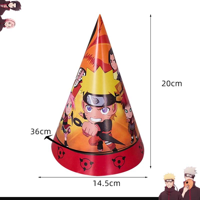 Naruto Dekorace Kreslené Narozeninové Deco Čelenka Party Suvenýry Batoh Plakát Jednorázové Party Nádobí Ubrus Talíře Hrníčky