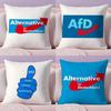 Alternatieve Afd Duitsland Kussenhoes Pluche Stof Zacht Dubbelzijdig Bedrukt Onzichtbare Rits Bank Kussenhoes Huisdecoratie