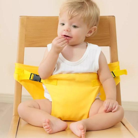 Baby High Chair Harness Adjustable Children's Dining Chair Safety Belt Portable