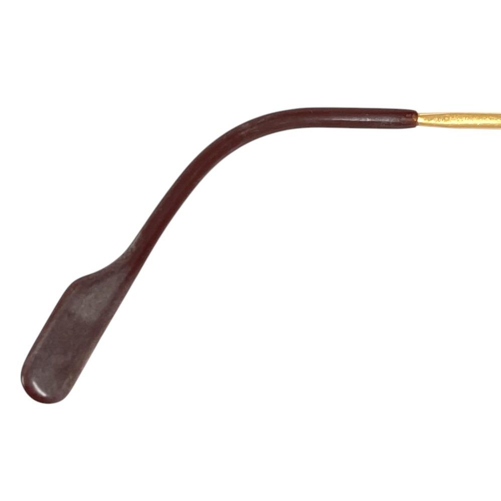 Cartier Logo Trinity Glasses Eyewear Glasses Frames Metal Gold