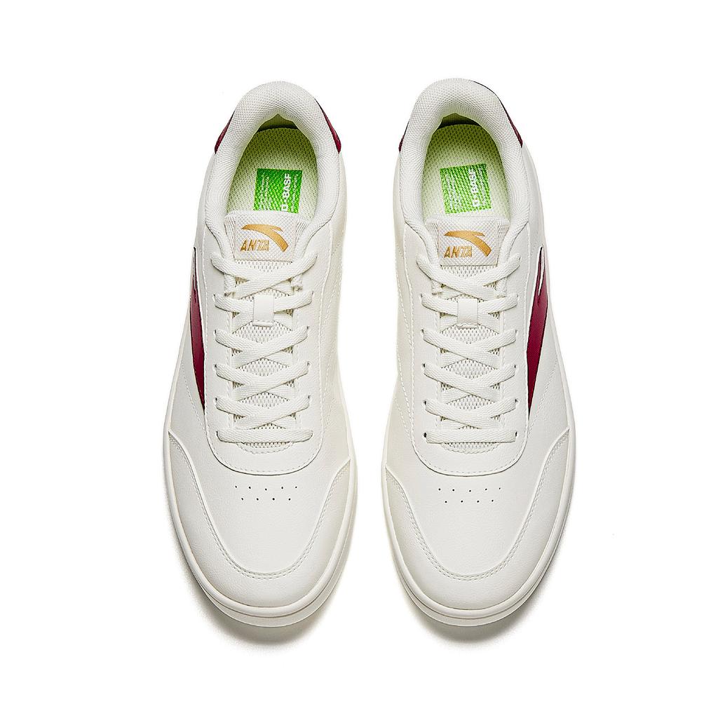 Anta Vitality Fashion Sneakers Men Sneakers Ivory-White Crimson-Red 912618099-4