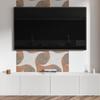 Self-Adhesive Vinyl Panel for a Teenager's Room 100x50 Cm Pattern with Circles and Waves