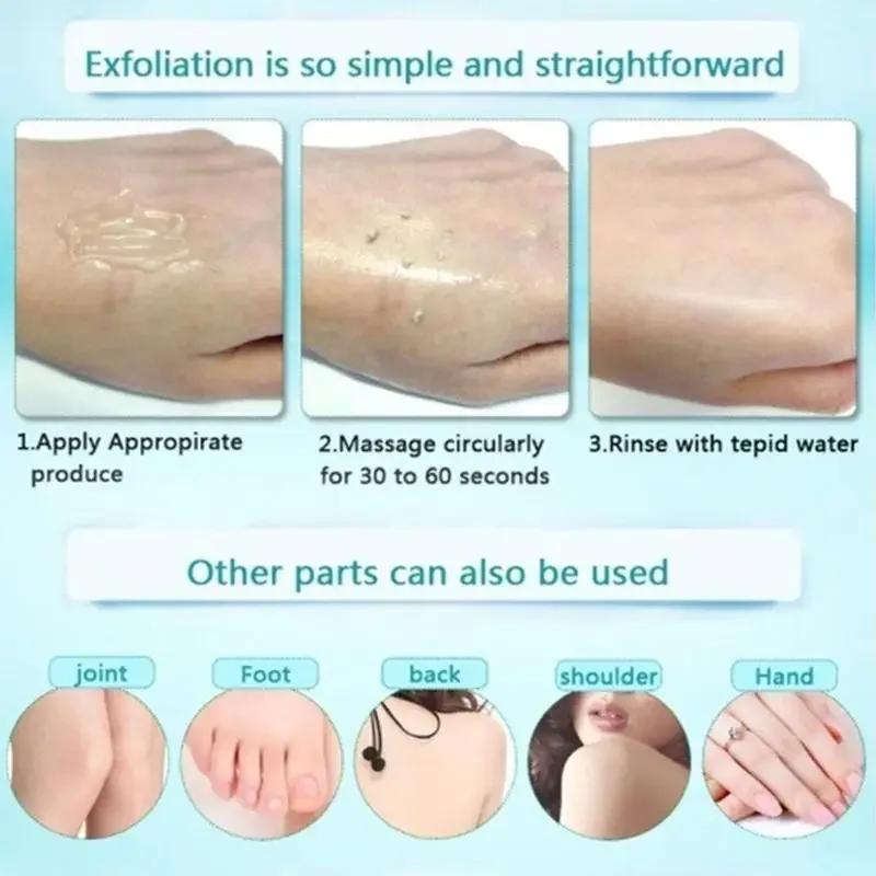 100ml Aufhellende Natürliche Papaya Gurke Kokosnuss Exfoliating Cream Peeling Gel Gesichtscreme Gesicht Körper Hautpflege Körper Feuchtigkeitsspendend Hand