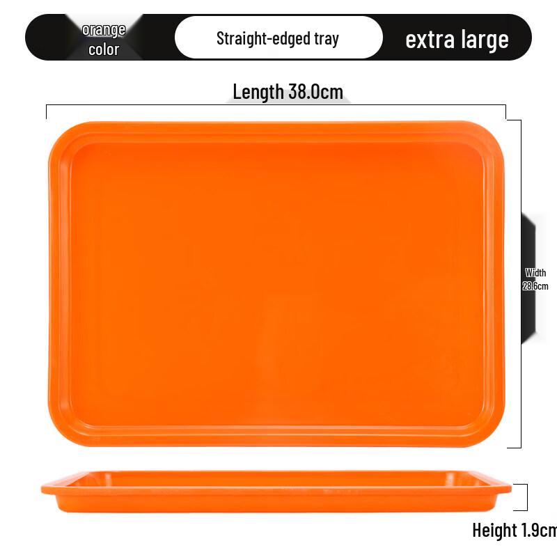 Rectangular Plastic Storage Tray