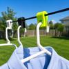 Portable Laundry Fastening Clips Multi Functional No Drill Hooks  Indoor Clothes Drying