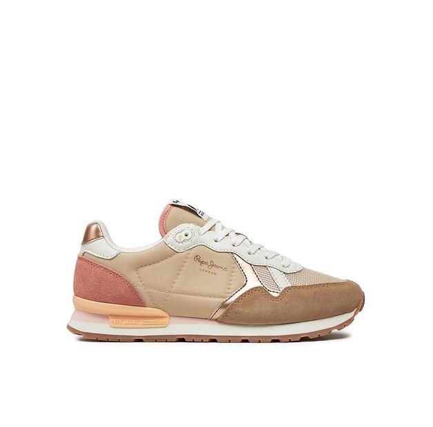 Кроссовки Pepe Jeans Brit Mix W PLS40012 бежевый