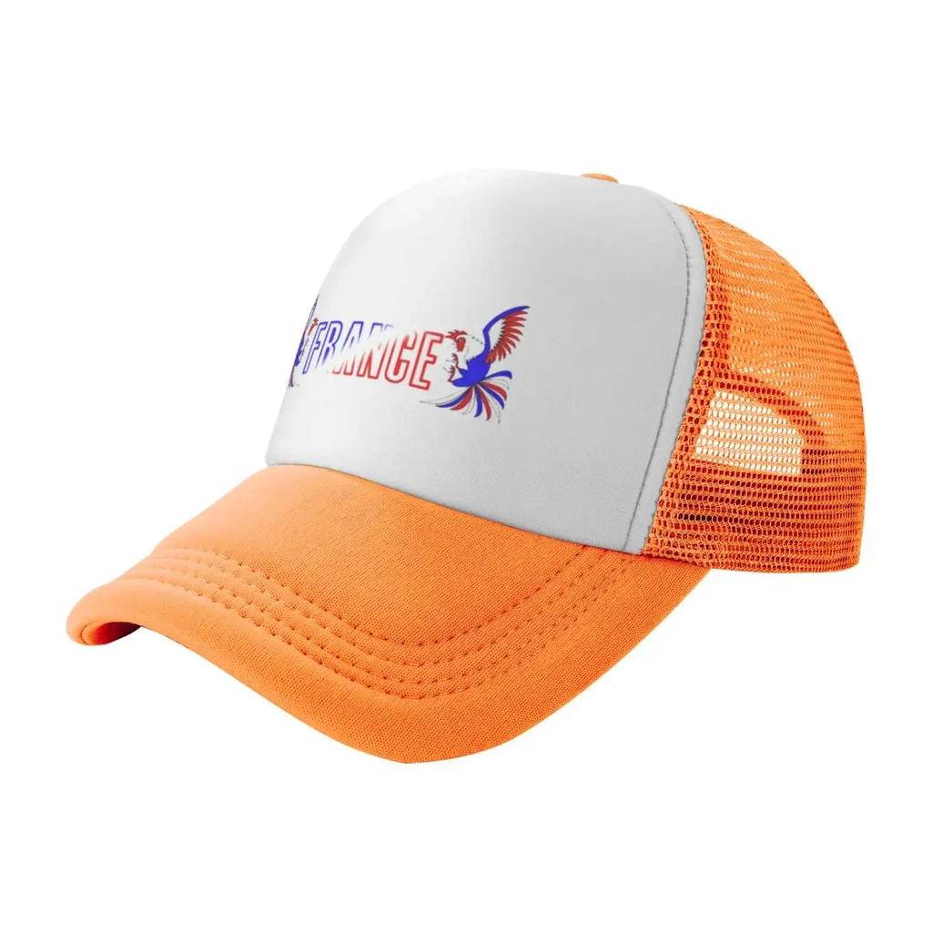 French Letters Rooster Hiking Mesh Baseball Caps For Womens High-end Male Beach Dad Hat Snapback Cap