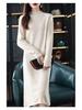 2025 Autumn/Winter Petite Loose Sweater, Semi-High Neck, Casual Knit Top for Middle-Aged Women.