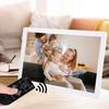 17Inch 1440*900HD Digital Photo Picture Frame Alarm Clock Player Album Remote Control White