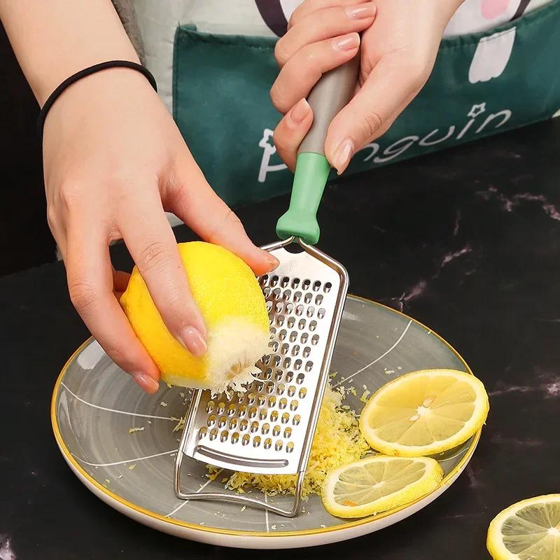 Cheese Grater, Stainless Steel Graters for Kitchen, Premium Cheese Grater with Handle, Cheese Grater Lemon Zester Handheld