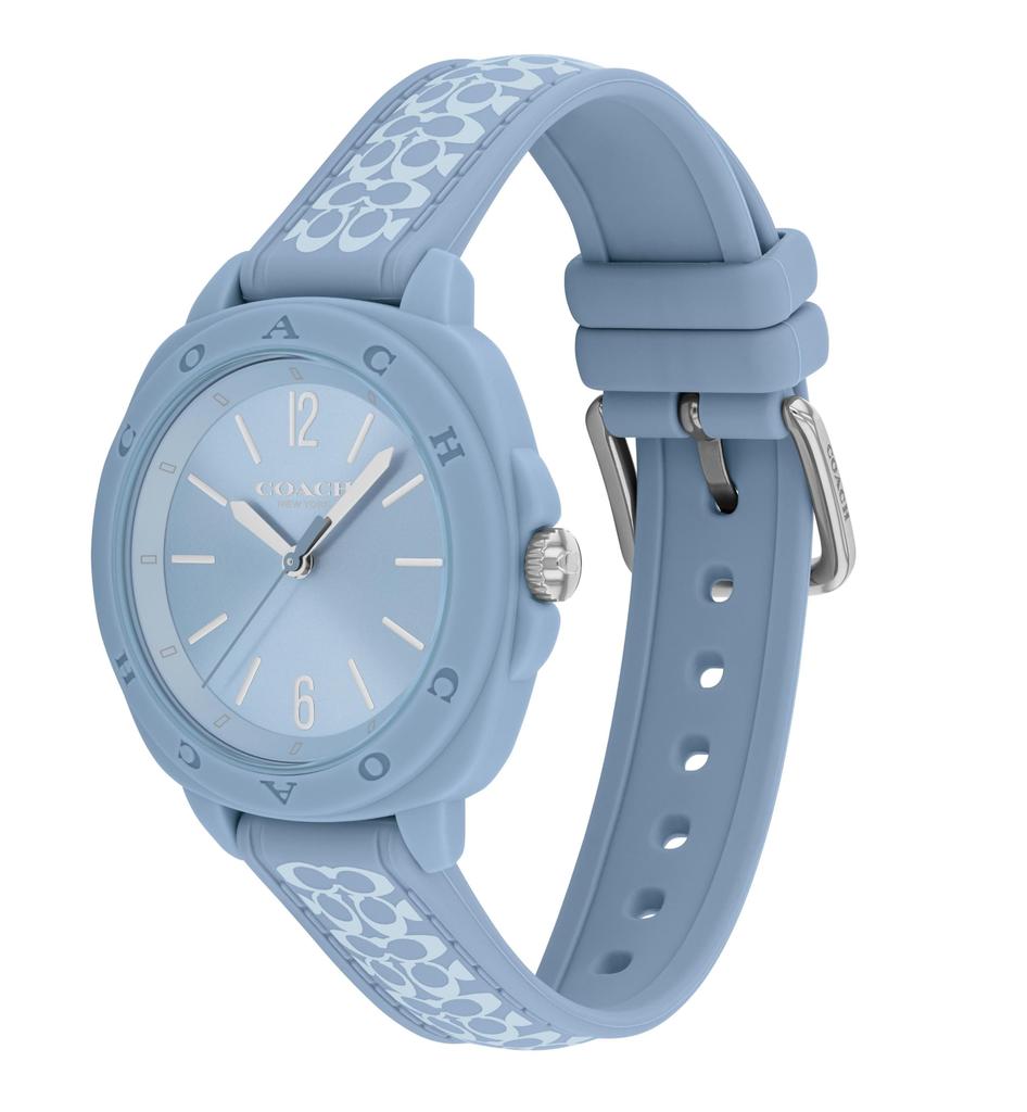 Watch KITT Light Blue Dial Leather Strap 14504475 [Coach][Authentic Product] Women's