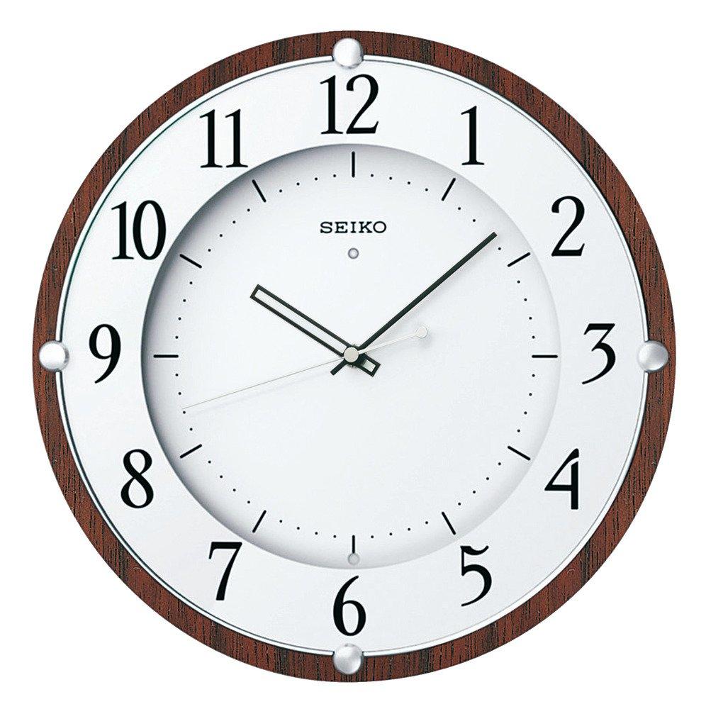 

Seiko Clock Wall Clock Radio Analog Wooden Frame Brown Wood KX373B