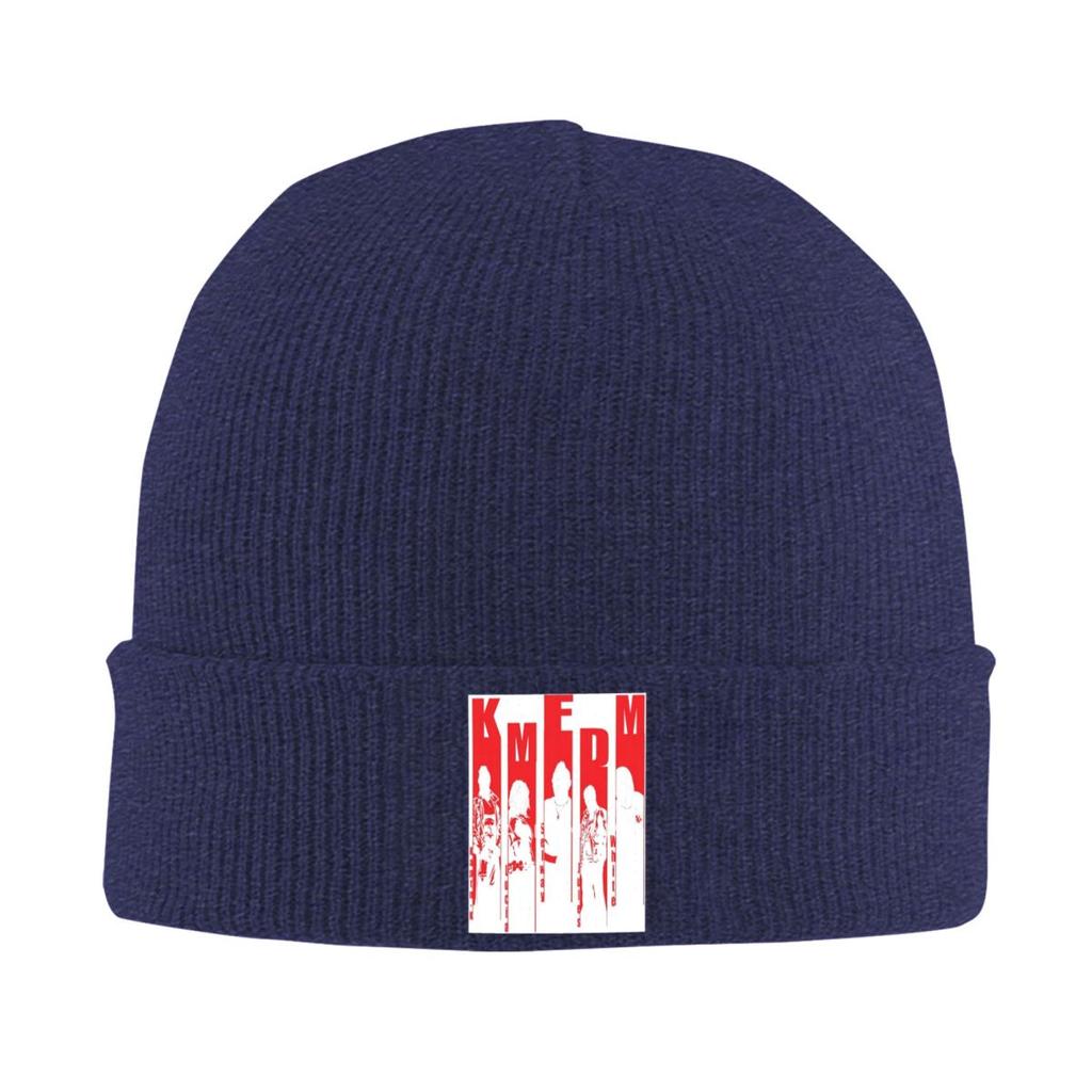 KMFDM Warm Knitted Cap Fashion Bonnet Hat Autumn Winter Outdoor Beanies Hats for Men Women Adult