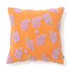 Francfranc Flower Boa Cushion Cover, 45cm X 45cm, Orange (083), Floral Print, Interior Decor