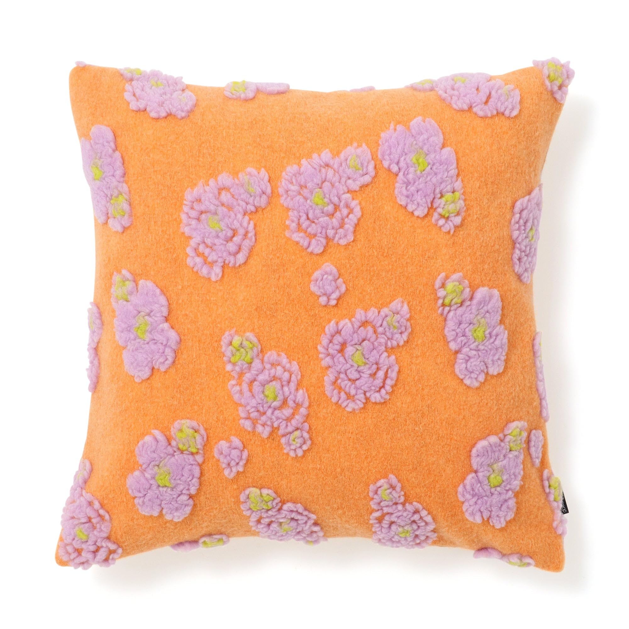 

Francfranc Flower Boa Cushion Cover, 45cm x 45cm, Orange (083), Floral Print, Interior Decor