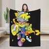 Super Zings Game Plush Blankets Boy Girl  Flannel Bedding Throws For Living Room Warm Soft Custom Quality Bedspread Gift