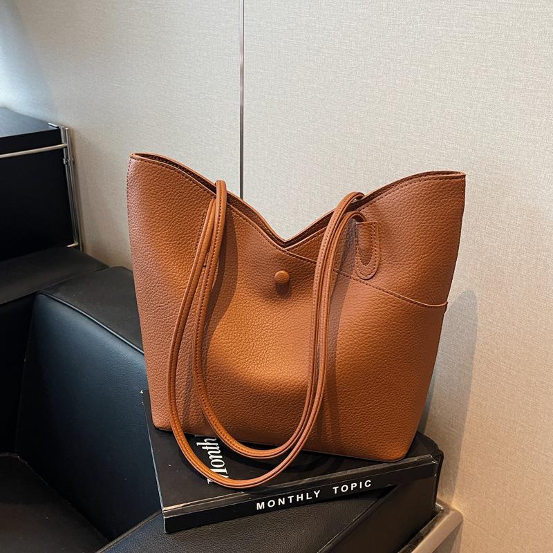 Large-capacity Bag Women's 2025 New High-end Niche Shoulder Bag Versatile Tote Bag Tote Bag