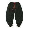 Men's Japanese Cotton Linen Cropped Pants Loose Wide-Legged Pants Plus Size Casual Pants