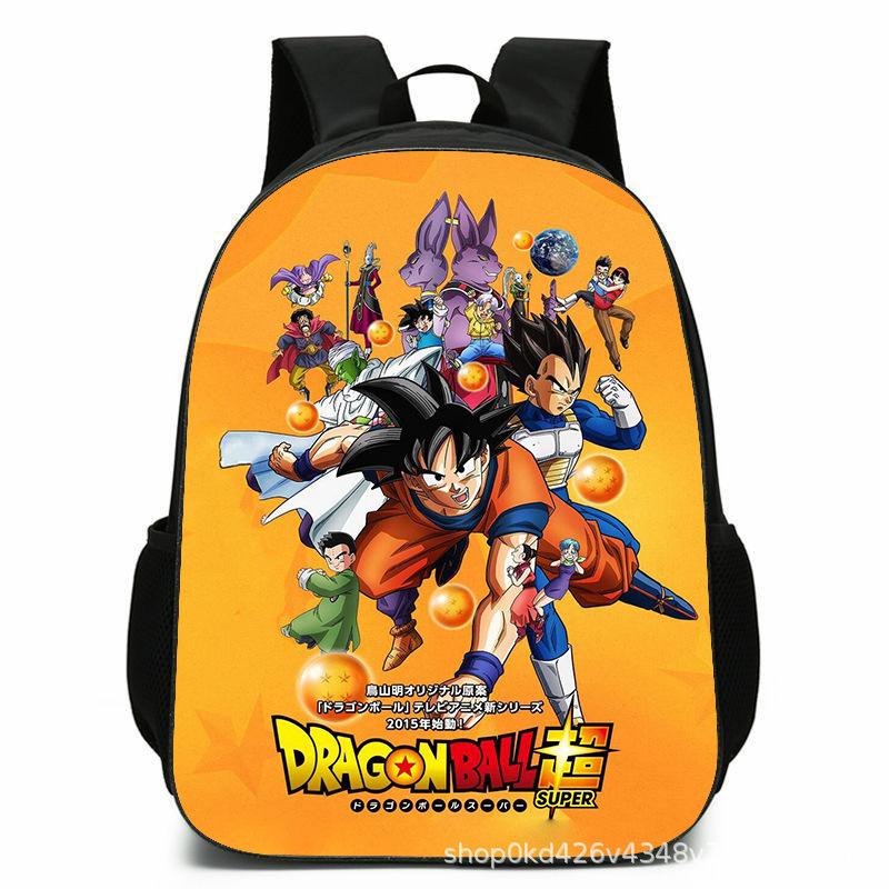 Dragon Ball 2 Backpack Animated Characters Children Elementary School Bag 1-3-6 Grade Computer Bag