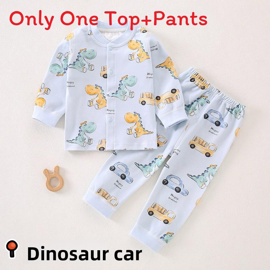 Childrens Cotton Pajama Set With Antibacterial Technology For Babies And Infants