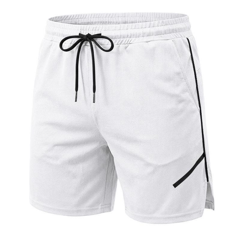 Pantaloncini Sportivi da Uomo in Rete ad Asciugatura Rapida Stile Europeo & Americano - Pantaloni Fitness Running Casual Traspiranti 3/4
