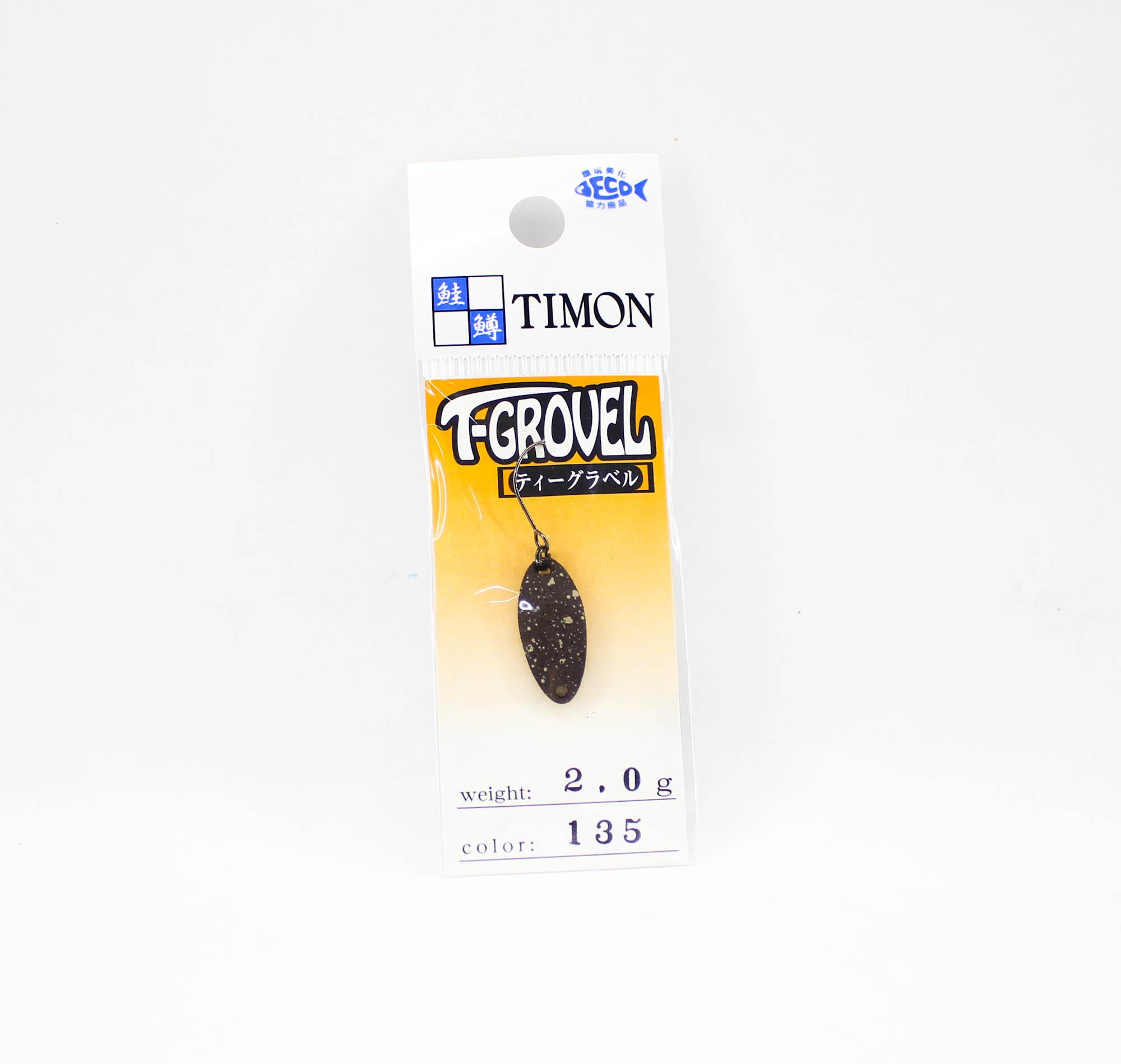 

Ложка для форели Jackall Timon T Grovel 2,0 грамма 135 кг КОРИЧНЕВЫЙ (0768)