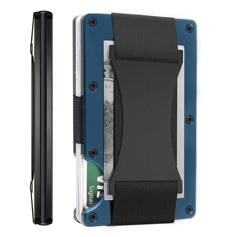 New RFID Blocking Carbon Fiber Wallet with Money Clip