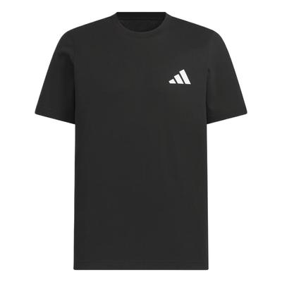 adidas T-shirt grafica a maniche corte Moda Casual Confortevole Unisex Magliette Nera KC3060