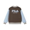 New FILA Baseball Jacket Women's Dried Milk Umber F11W419504F-BN