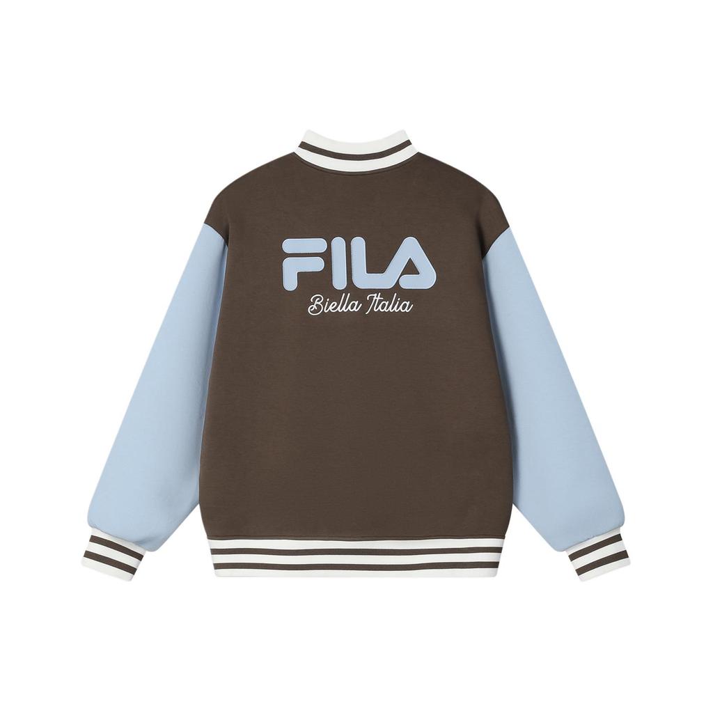 New FILA Baseball Jacket Women's Dried Milk Umber F11W419504F-BN