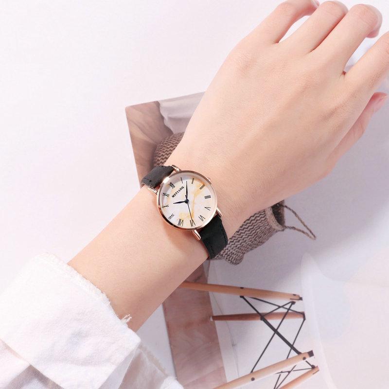 Retro Style Simple Temperament Women'S Watch Girlfriend Girl Student Casual Fashion Trend Versatile Quartz Watch