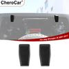 2X Rear Window Hinge Liftgate Glass Hinge Cover Trim for Jeep Wrangler JK 07-17