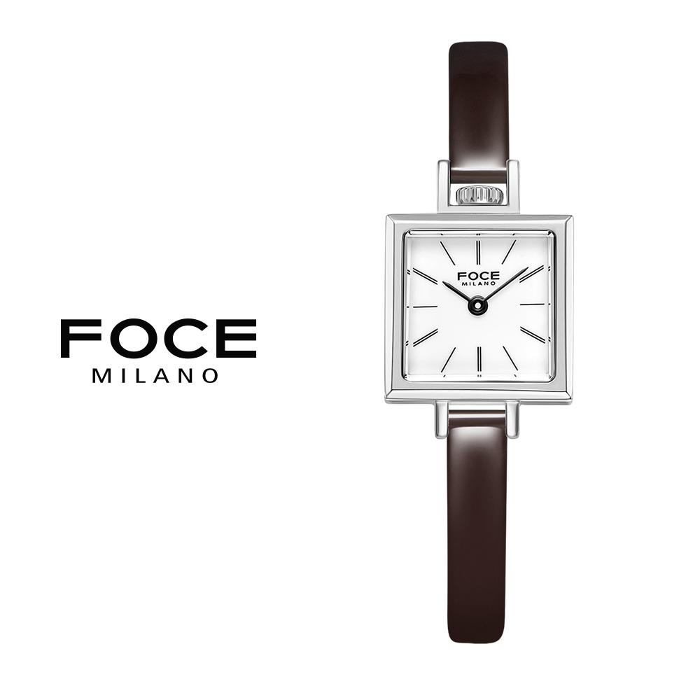 Pocheleidi 19.5Mm Women'S Square Leather Watch Fm1913L-Wh