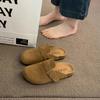 Retro Birken bag head slippers women's outer wear 2025 spring and summer new thick bottom one pedal Boken casual lazy half drag