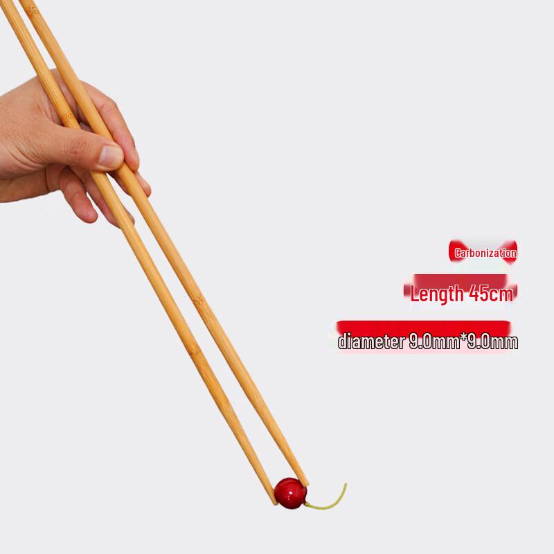 Dirien 45cm Extra Long Bamboo Chopsticks, 8 Pairs
