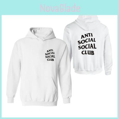 Sudadera Unisex Anti Social Social Club con Diseño Duradero de Manga Larga y Tejido de Mezcla de Algodón Premium
