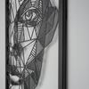 Woman Face Metal Wall Art, Unique Wall Decor, Metal Artwork, Modern Wall Decor, Metal Line Art, Abstract Wall Art, Modern Home Decor