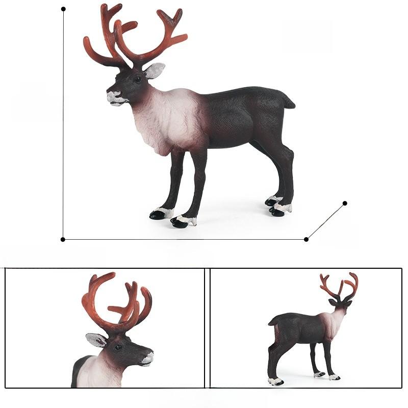 Wild Tibetan Antelope Solid Plastic Model Set For Kids Educational Play And Collecting