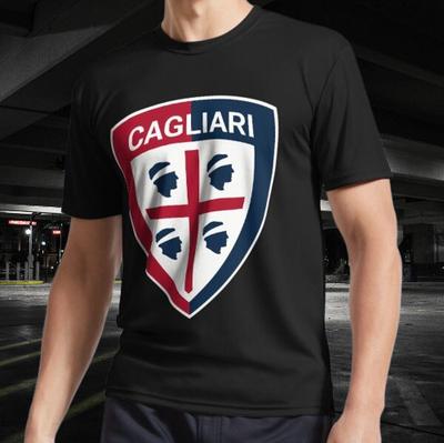 Aktywna Koszulka z Logo Cagliari Męska Damska Koszulki Top - Aktywna Koszulka z lat 1900 Męska Damska Koszulki Top Zabawny Rozmiar S do 5XL