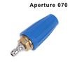 High Pressure Washer Rotating Turbo Nozzle Ceramic Core 1/4" Quick Connect 360 Rotation Tip For Car Patio Home Washing Cleaning