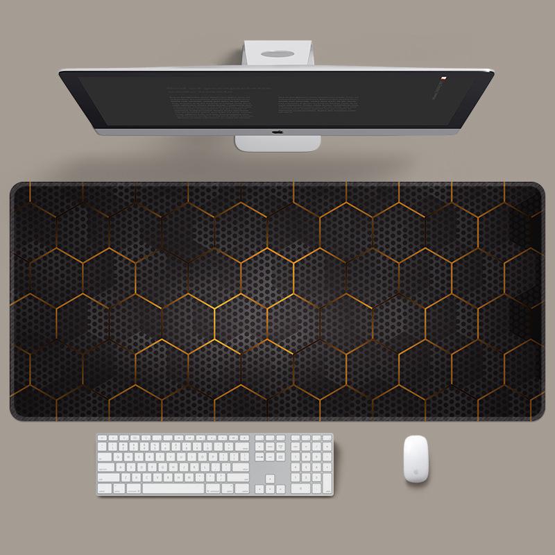 

Очень большой нескользящий игровой коврик для мыши для общежитий - Толстый, прочный дизайн для клавиатур и ноутбуков 800x300x2mm