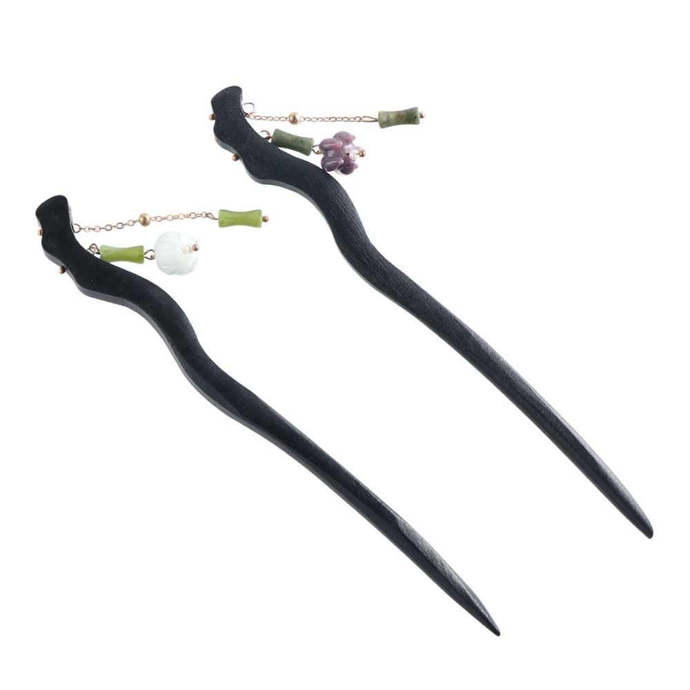 

Pearl Cheongsam Chinese Style Headwear Wooden Hairpin Hanfu Hair Sticks Ancient Style Hairpin